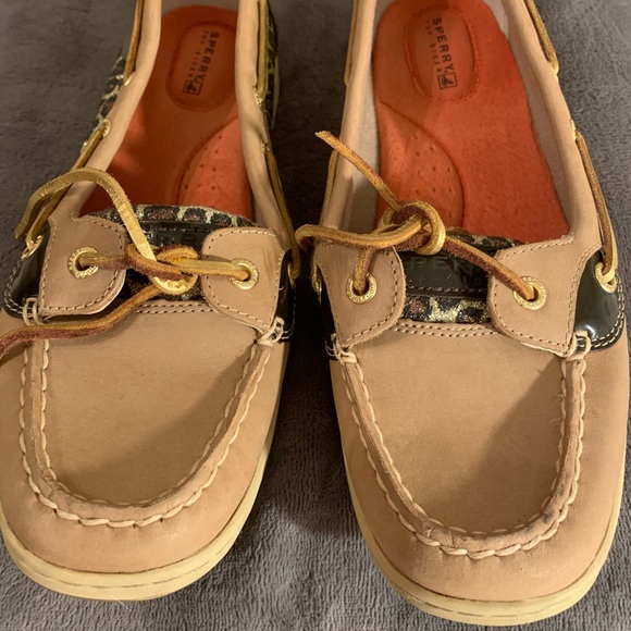 | Leopard Glitter Sperry | - Picture 2 of 4